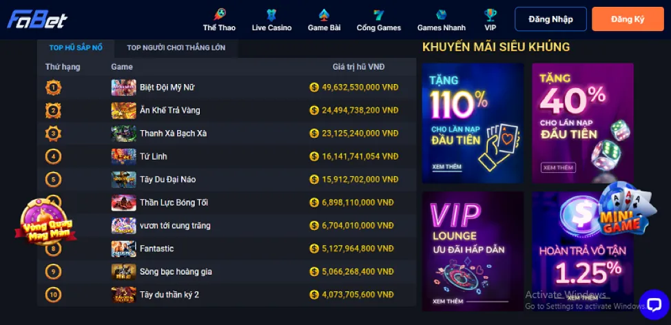 Khuyến mãi chào mừng thành viên mới FCB8